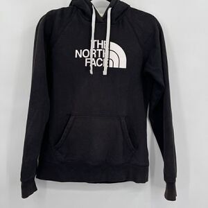 The North Face Black Raglan Sleeve Drawstring Avalon Pullover Hoodie Size S/P
